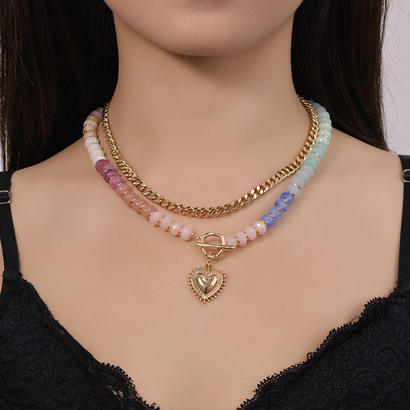 🌈 49% RABATT! 📿 Boho-Regenbogenkette mit Perlen & Kette – Buntes Design, Leichtgewicht & Perfekt Für Einen Fröhlichen, Kreativen Look ✨