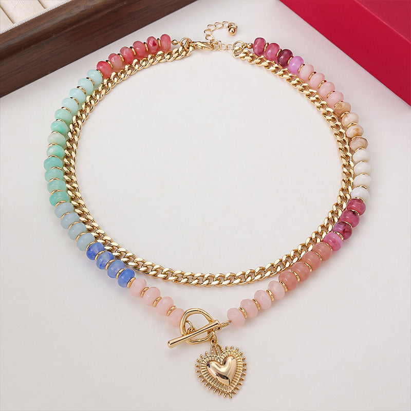 🌈 49% RABATT! 📿 Boho-Regenbogenkette mit Perlen & Kette – Buntes Design, Leichtgewicht & Perfekt Für Einen Fröhlichen, Kreativen Look ✨