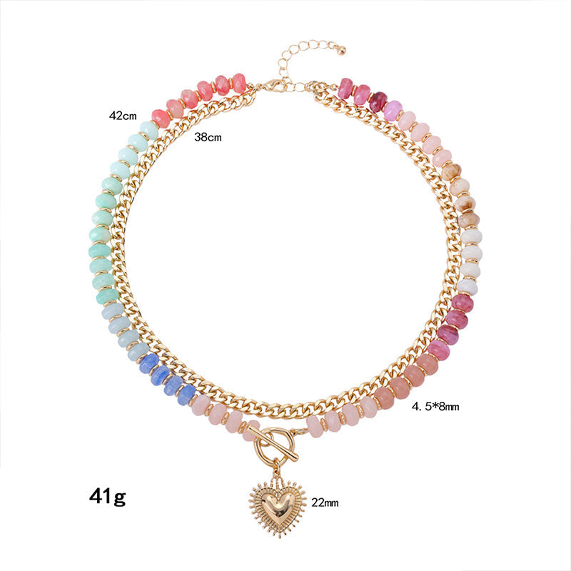 🌈 49% RABATT! 📿 Boho-Regenbogenkette mit Perlen & Kette – Buntes Design, Leichtgewicht & Perfekt Für Einen Fröhlichen, Kreativen Look ✨