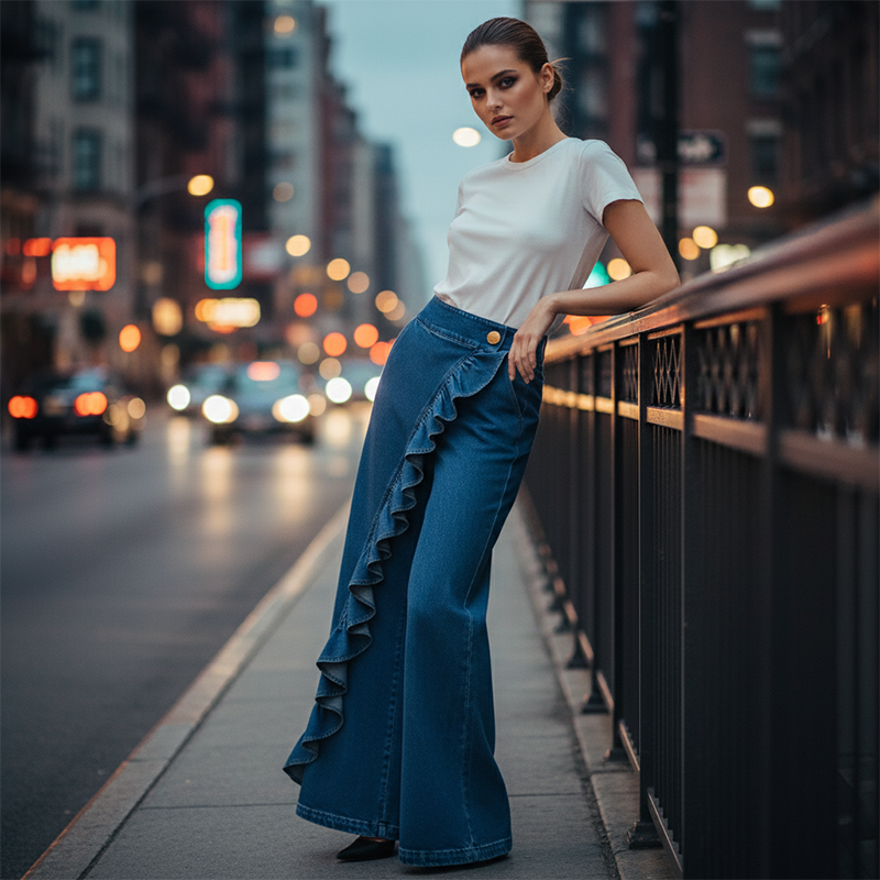 👖 50% RABATT! 🔥 Premium-Denim – Luxuriöser Look, Bequemer Stretch & Perfekt Für Einen Stilvollen Auftritt 💙