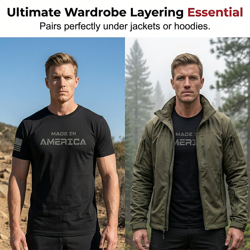 Gluschwein - 👕🏃 Herren Rundhals-T-Shirt Athletic Fit – Atmungsaktive Baumwolle, Bewegungsfreiheit & Feuchtigkeitsableitung Für Optimalen Komfort ✨
