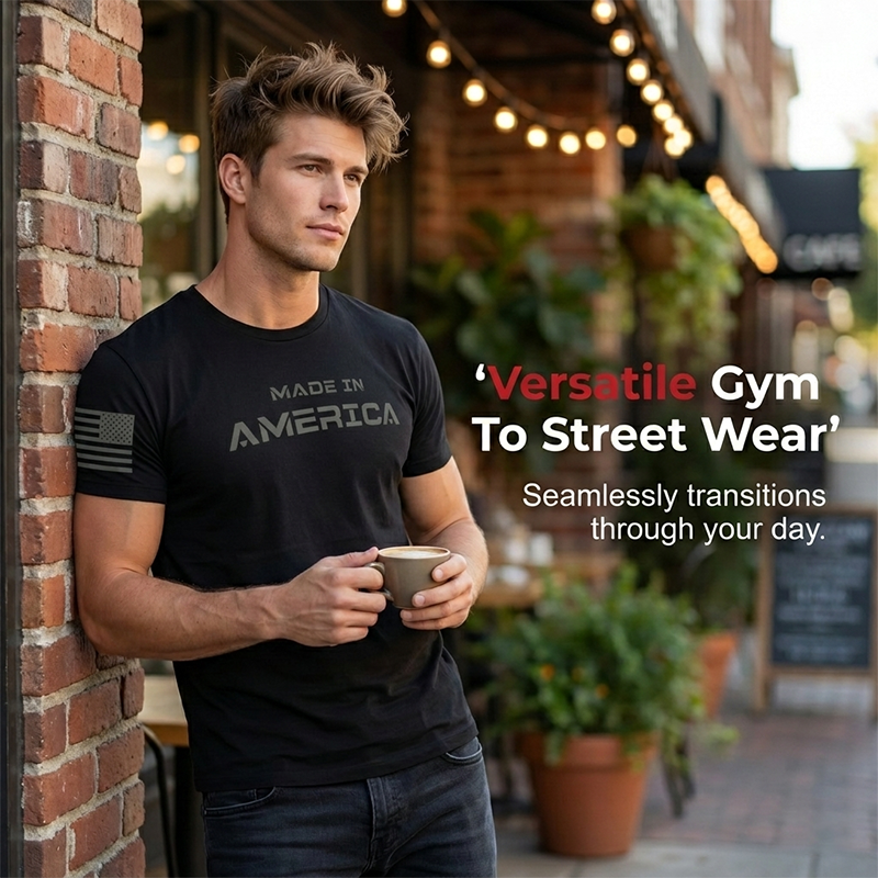 Gluschwein - 👕🏃 Herren Rundhals-T-Shirt Athletic Fit – Atmungsaktive Baumwolle, Bewegungsfreiheit & Feuchtigkeitsableitung Für Optimalen Komfort ✨
