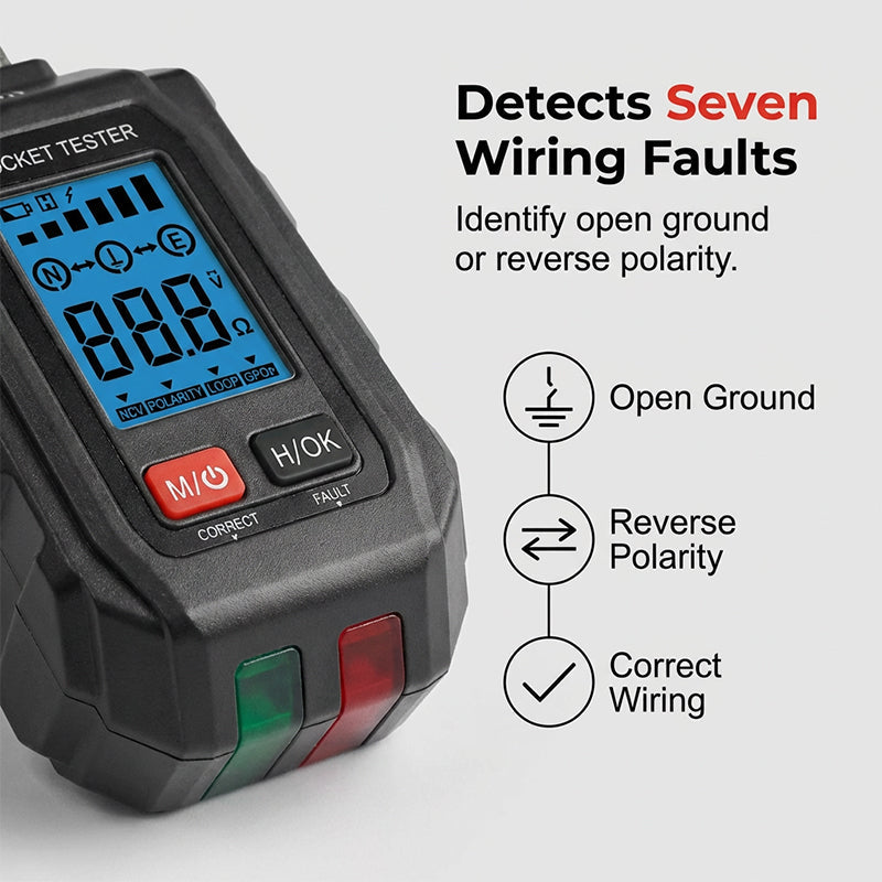 Gluschwein - Multifunctional Digital GFCI Outlet Tester