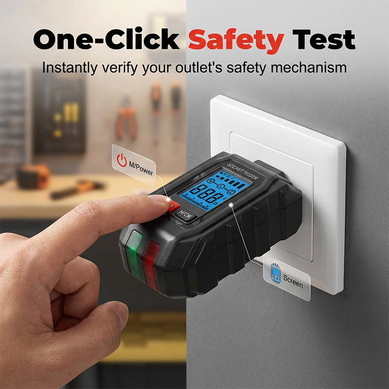 Gluschwein - Multifunctional Digital GFCI Outlet Tester