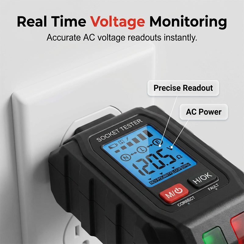 Gluschwein - Multifunctional Digital GFCI Outlet Tester
