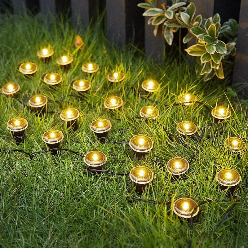 Gluschwein - 🔥Solange der Vorrat reicht 40 % Rabatt!🎉Solarbetriebene Gartenwegleuchten