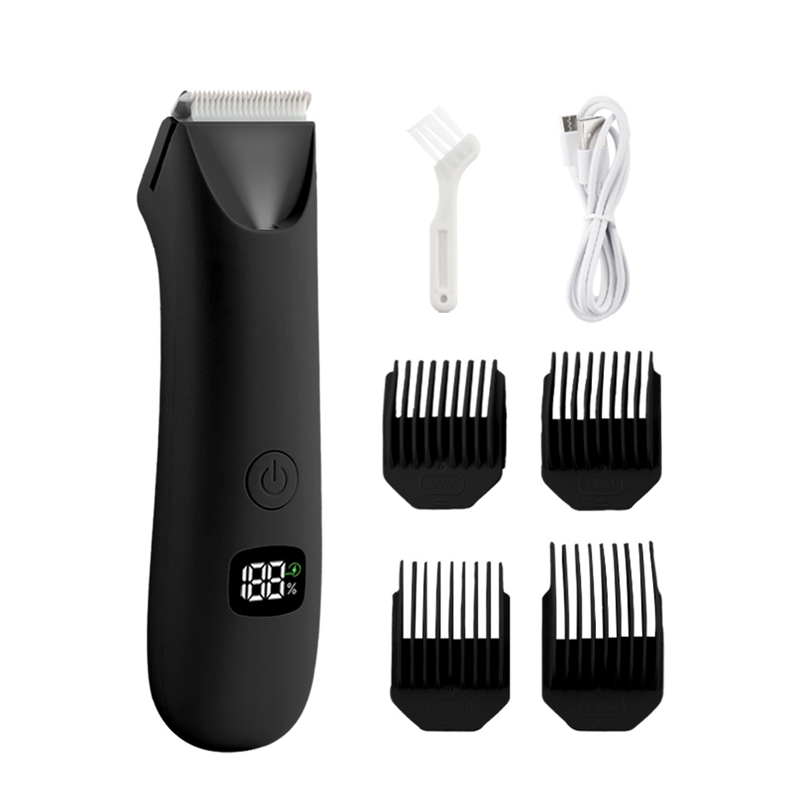 Gluschwein - 🧔 Wiederaufladbarer Körperrasierer für Männer | Für die Nass- und Trockenrasur ✨