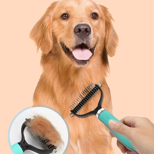 Gluschwein - 🐾 50% RABATT! 🧹 Doppelseitiger Fellpflege-Enthaarbürste für Haustiere – Effektive Entfernung Von Losehaar, Weiche Borsten & Perfekt Für Hunde & Katzen 🐶
