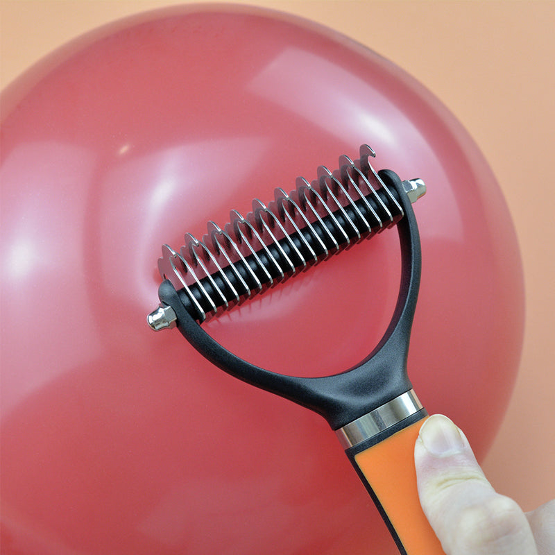 Gluschwein - 🐾 50% RABATT! 🧹 Doppelseitiger Fellpflege-Enthaarbürste für Haustiere – Effektive Entfernung Von Losehaar, Weiche Borsten & Perfekt Für Hunde & Katzen 🐶