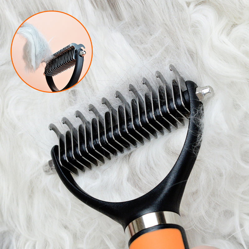 Gluschwein - 🐾 50% RABATT! 🧹 Doppelseitiger Fellpflege-Enthaarbürste für Haustiere – Effektive Entfernung Von Losehaar, Weiche Borsten & Perfekt Für Hunde & Katzen 🐶