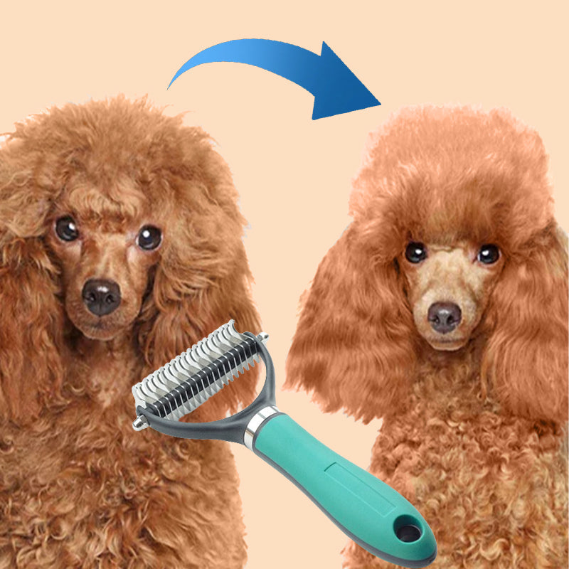Gluschwein - 🐾 50% RABATT! 🧹 Doppelseitiger Fellpflege-Enthaarbürste für Haustiere – Effektive Entfernung Von Losehaar, Weiche Borsten & Perfekt Für Hunde & Katzen 🐶