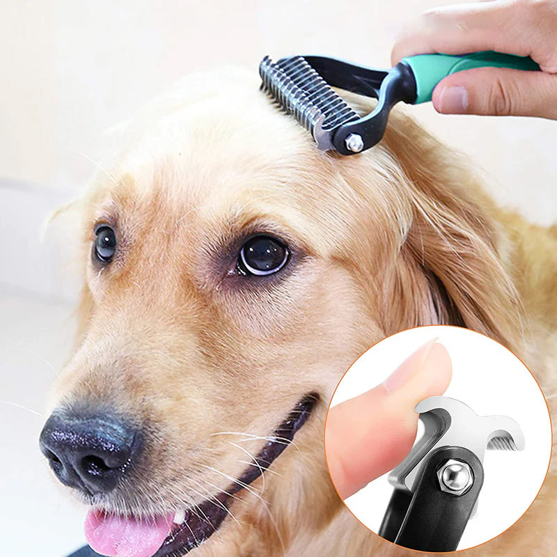 Gluschwein - 🐾 50% RABATT! 🧹 Doppelseitiger Fellpflege-Enthaarbürste für Haustiere – Effektive Entfernung Von Losehaar, Weiche Borsten & Perfekt Für Hunde & Katzen 🐶