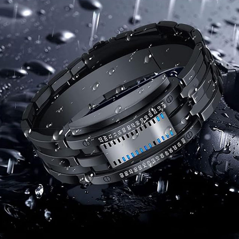 ⌚ LIMITED-TIME 50% RABATT! ✨ Herren Binary-Uhr – LED, Wasserdicht, Modern, Leicht ✨