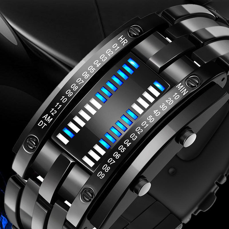 ⌚ LIMITED-TIME 50% RABATT! ✨ Herren Binary-Uhr – LED, Wasserdicht, Modern, Leicht ✨