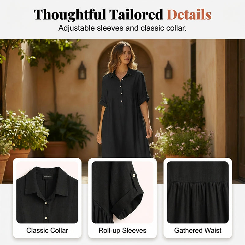 Gluschwein - Women's Casual A-Line Shirt Dress