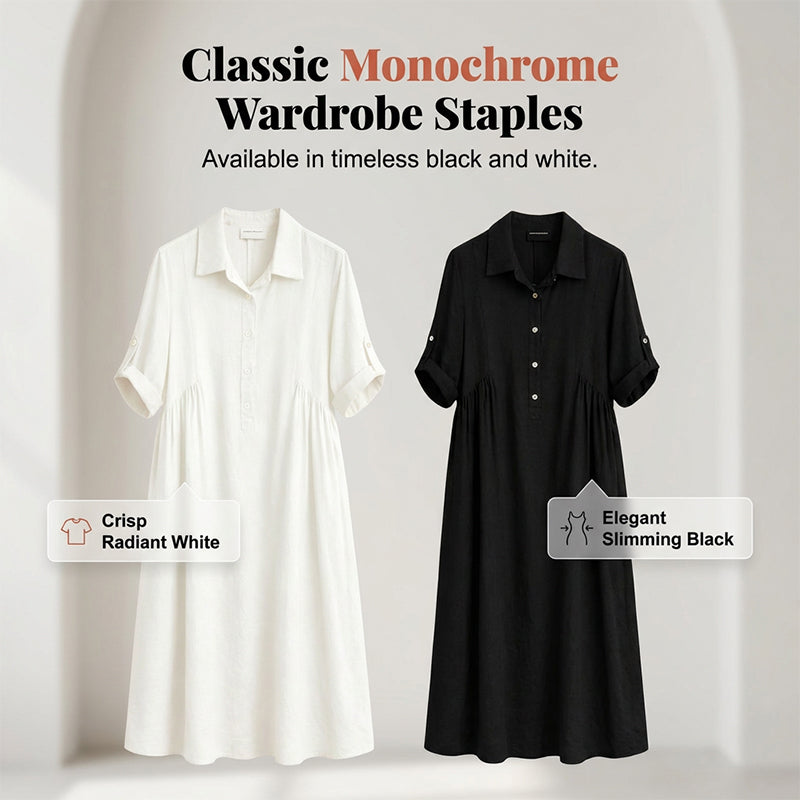 Gluschwein - Women's Casual A-Line Shirt Dress