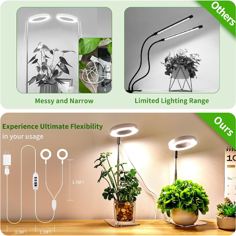 Gluschwein - 🔥Solange der Vorrat reicht 40 % Rabatt!🎉LED-Engelsring-Pflanzenwachstumslampe