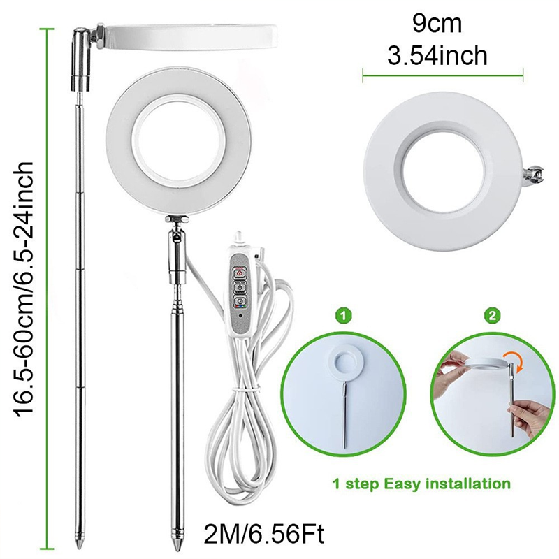Gluschwein - 🔥Solange der Vorrat reicht 40 % Rabatt!🎉LED-Engelsring-Pflanzenwachstumslampe
