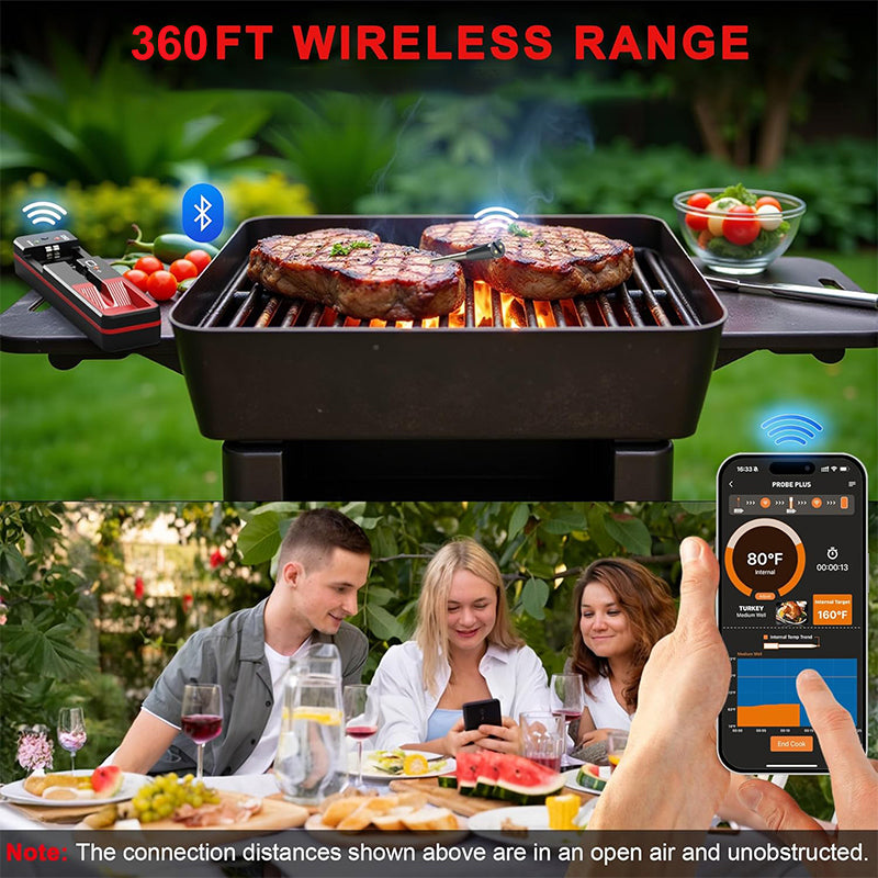 🔥Solange der Vorrat reicht 40 % Rabatt!🎉Intelligentes Bluetooth-Fleischthermometer