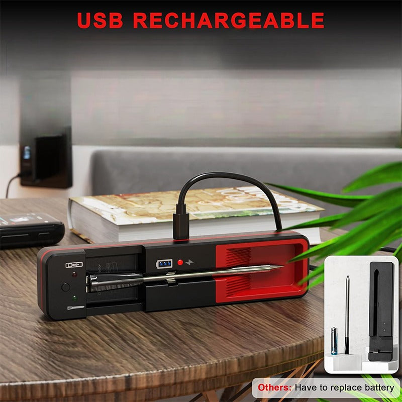 🔥Solange der Vorrat reicht 40 % Rabatt!🎉Intelligentes Bluetooth-Fleischthermometer