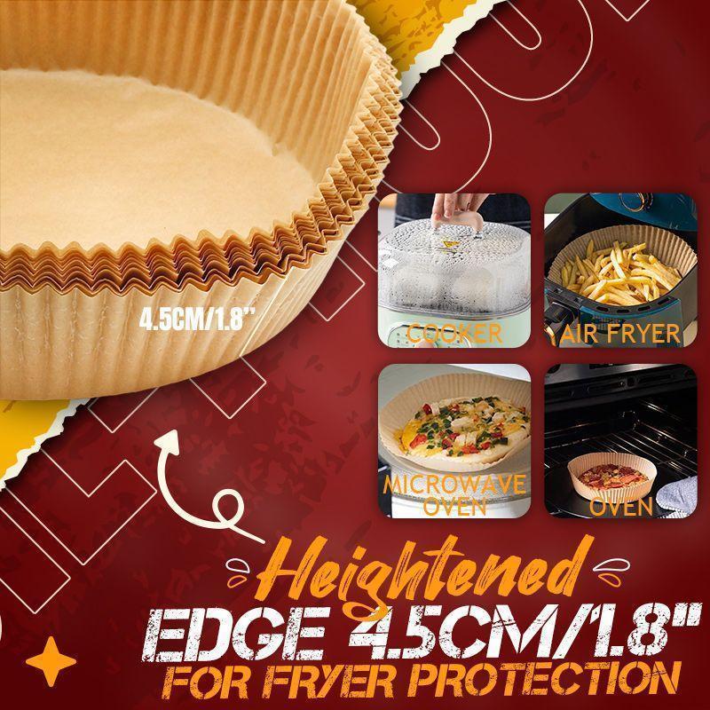 🔥Solange der Vorrat reicht 40 % Rabatt!🎉Heißluftfritteuse  Einwegpapier Einlage