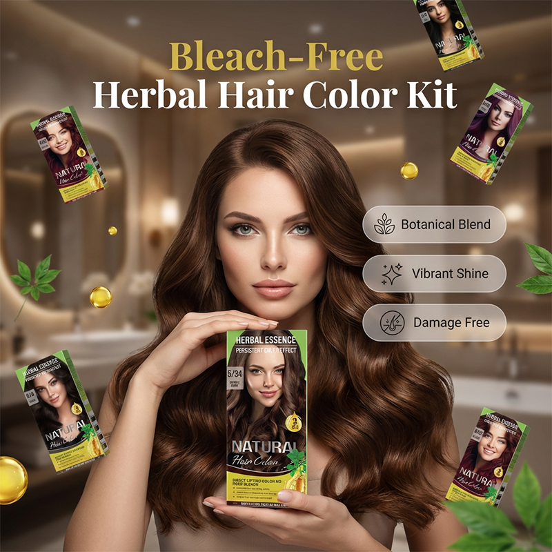 Herbal Essence Haarfarben-Set für dauerhafte Färbung