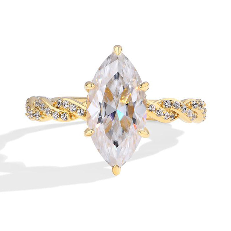 🔥Solange der Vorrat reicht 40 % Rabatt!🎉Eleganter Ring mit funkelnden Zirkonia-Steinen