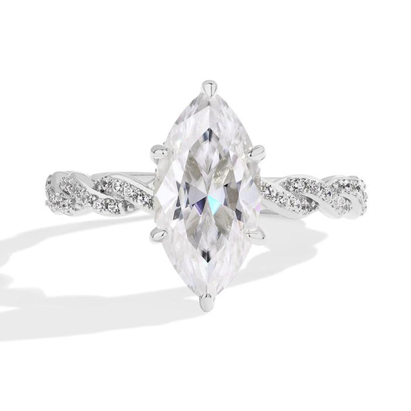 🔥Solange der Vorrat reicht 40 % Rabatt!🎉Eleganter Ring mit funkelnden Zirkonia-Steinen