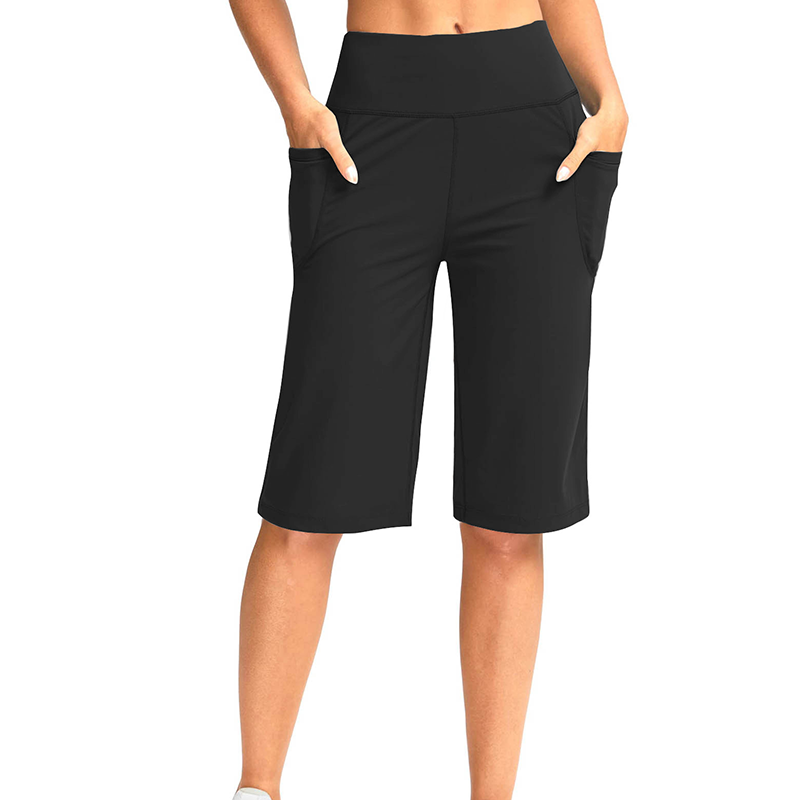 ⏰Letzter Tag im Angebot: 49% Rabatt! 🔥👖 Damen-Yoga-Shorts mit hohem Bund und Taschen