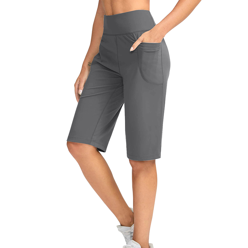 ⏰Letzter Tag im Angebot: 49% Rabatt! 🔥👖 Damen-Yoga-Shorts mit hohem Bund und Taschen