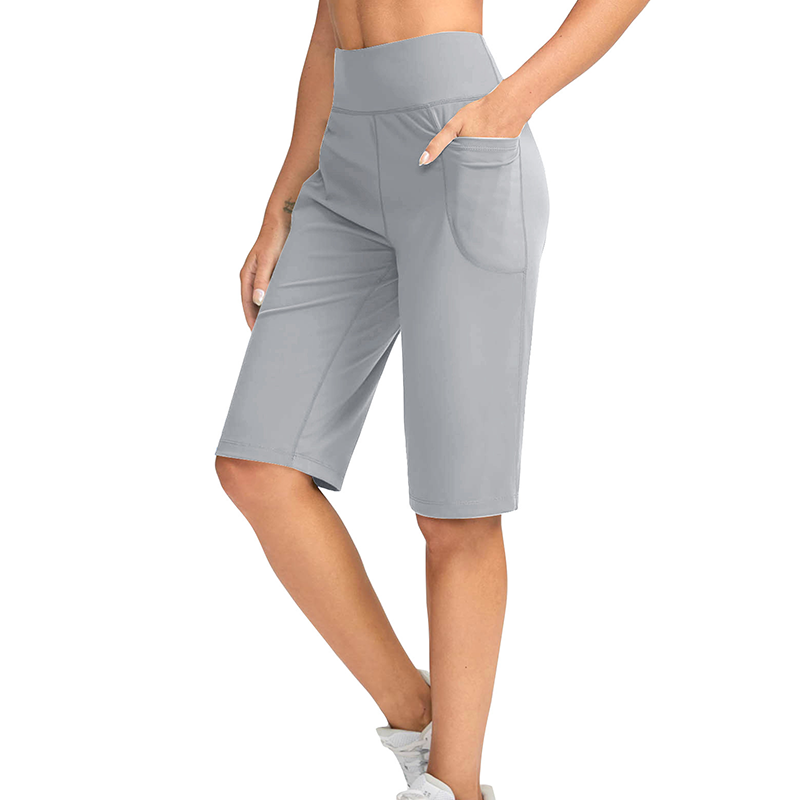 ⏰Letzter Tag im Angebot: 49% Rabatt! 🔥👖 Damen-Yoga-Shorts mit hohem Bund und Taschen