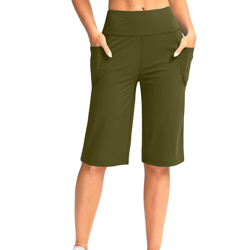 ⏰Letzter Tag im Angebot: 49% Rabatt! 🔥👖 Damen-Yoga-Shorts mit hohem Bund und Taschen