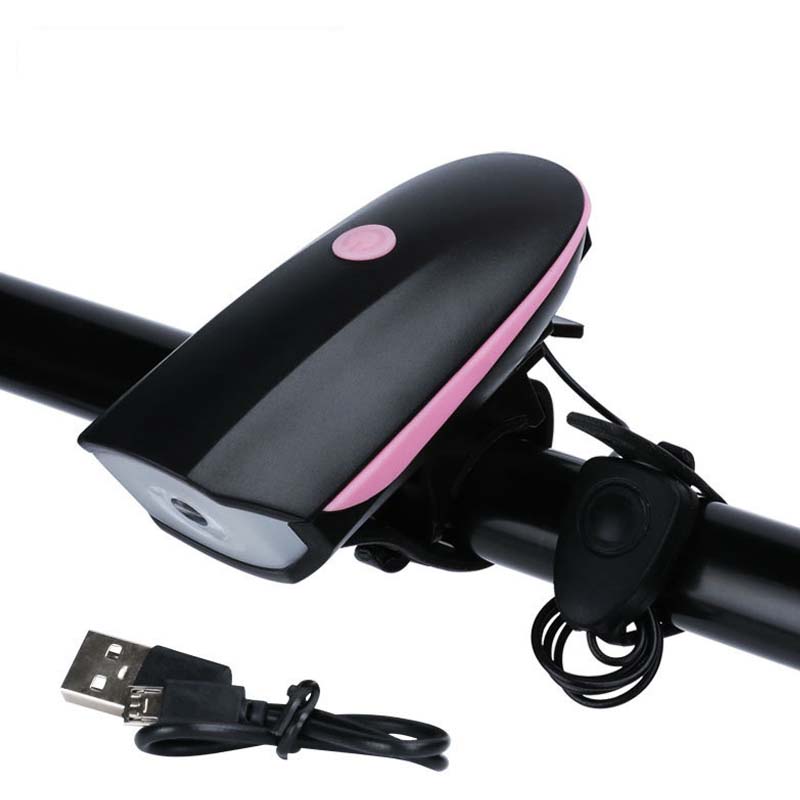 Gluschwein - 2 in 1 Clacson e Luce per Bici Ricaricabile