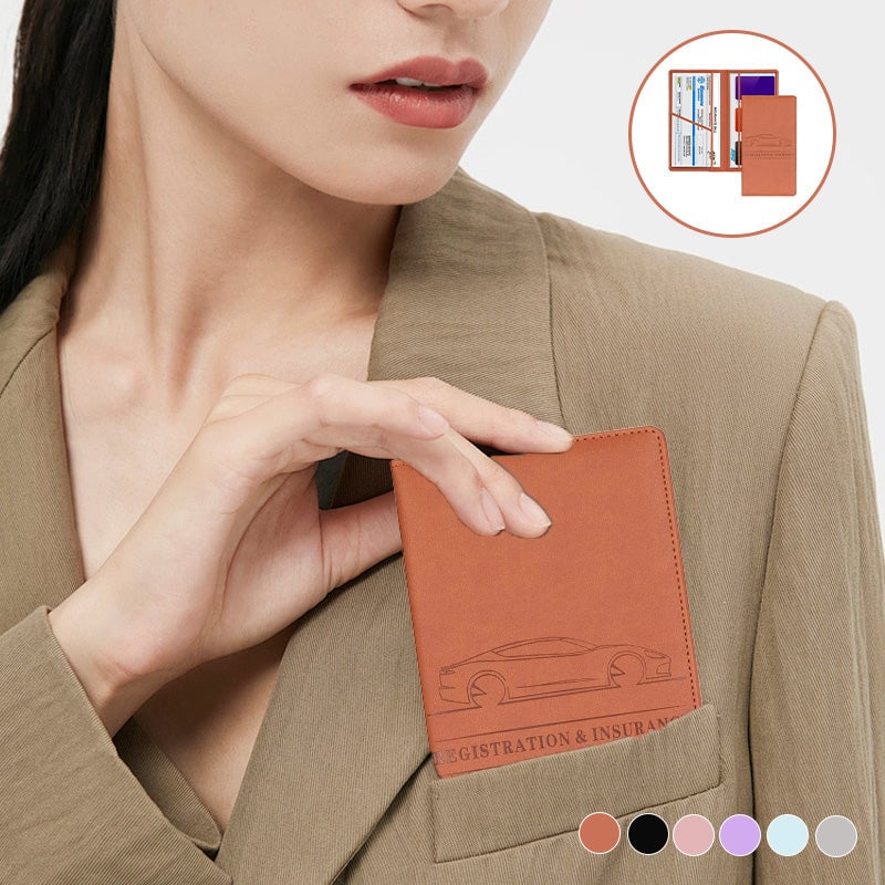 ⏳LETZTER TAG: 49% RABATT!!✨✨ Halter für Fahrzeugzulassungs- und Versicherungskarte