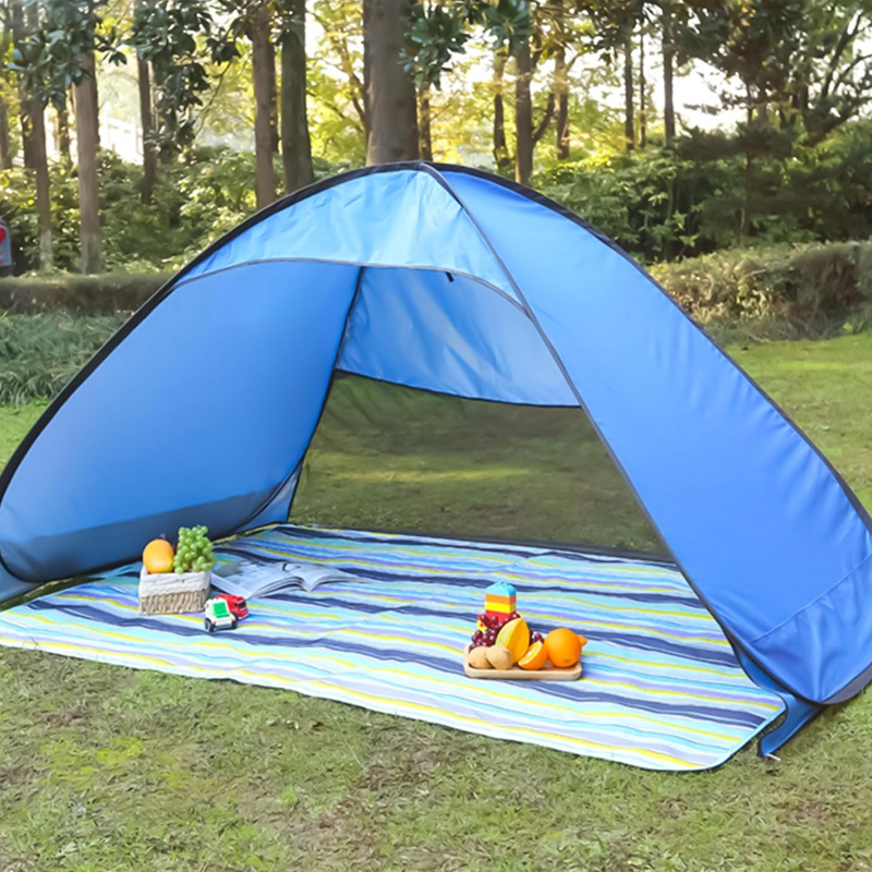 Gluschwein - 🔥Solange der Vorrat reicht 40 % Rabatt!🎉Sofort aufstellbares Strandzelt mit UV-Schutz