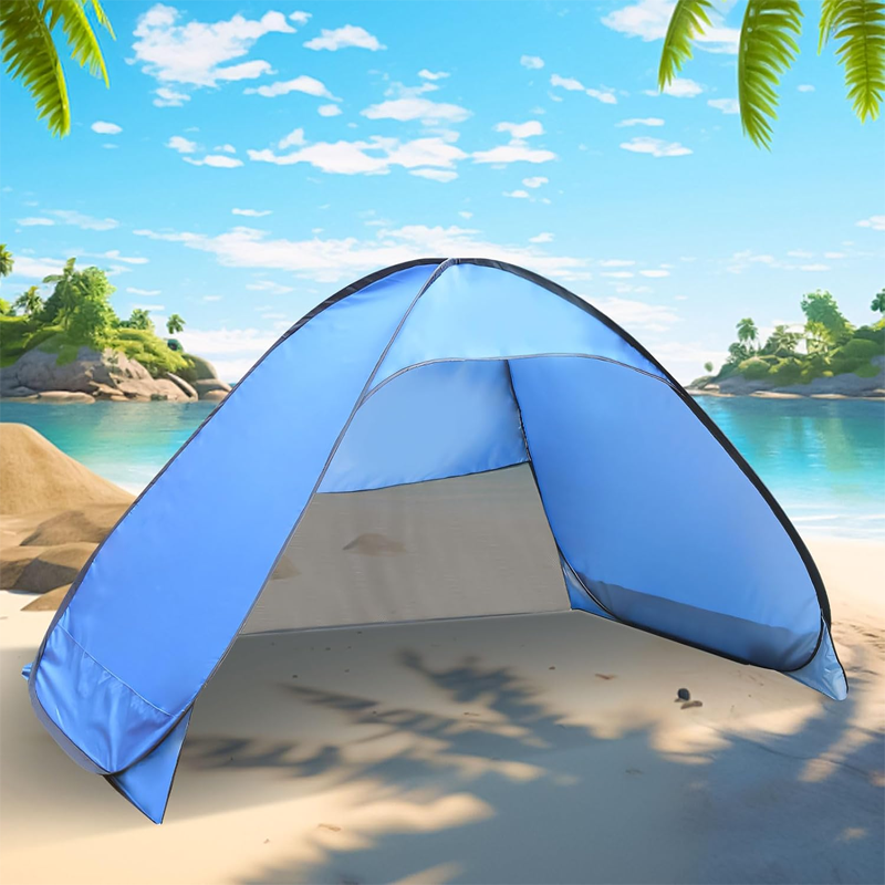 Gluschwein - 🔥Solange der Vorrat reicht 40 % Rabatt!🎉Sofort aufstellbares Strandzelt mit UV-Schutz