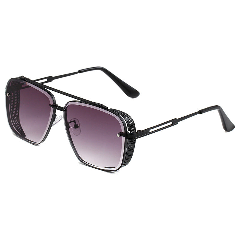 🔥Solange der Vorrat reicht 40 % Rabatt!🎉Steampunk-Sonnenbrille mit eckigem Rahmen