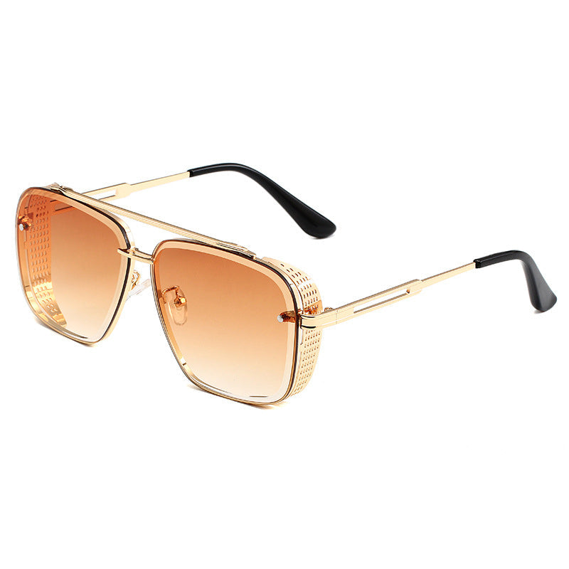 🔥Solange der Vorrat reicht 40 % Rabatt!🎉Steampunk-Sonnenbrille mit eckigem Rahmen