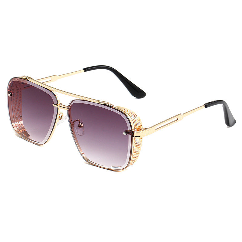 🔥Solange der Vorrat reicht 40 % Rabatt!🎉Steampunk-Sonnenbrille mit eckigem Rahmen