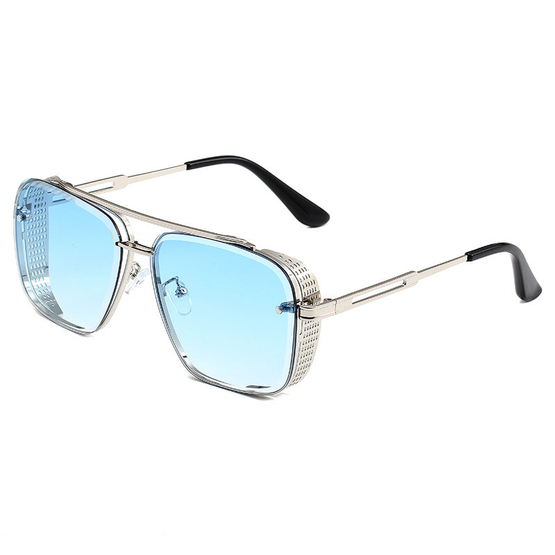 🔥Solange der Vorrat reicht 40 % Rabatt!🎉Steampunk-Sonnenbrille mit eckigem Rahmen
