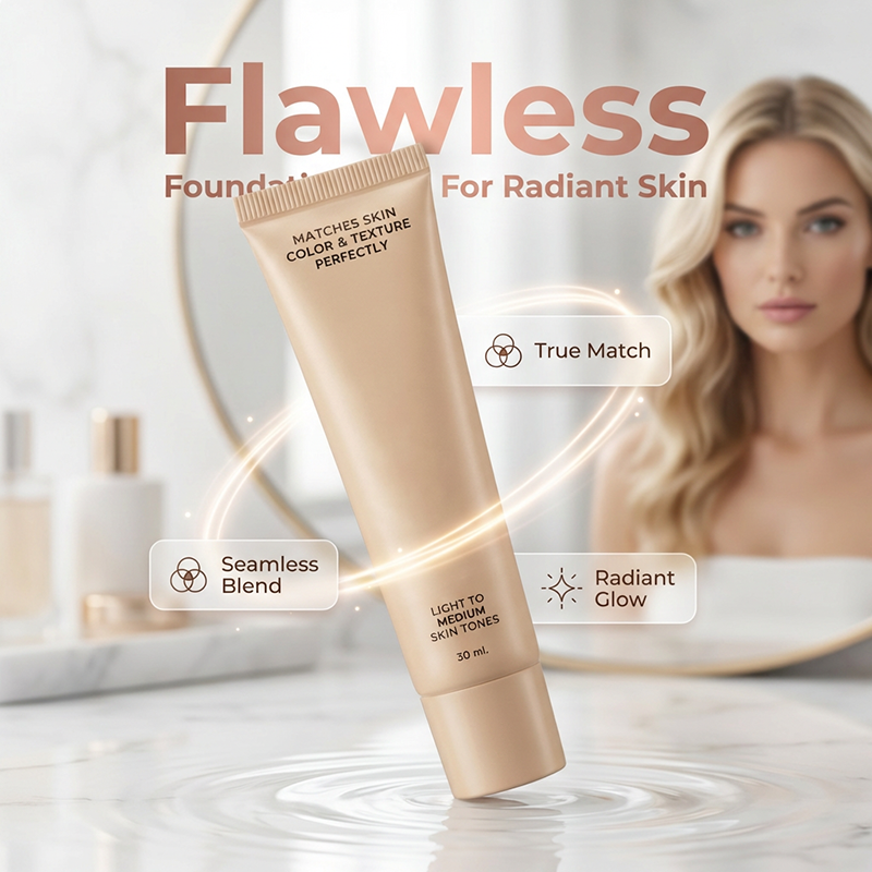 🔥Solange der Vorrat reicht 40 % Rabatt!🎉Flawless Finish Hautpflege-Foundation