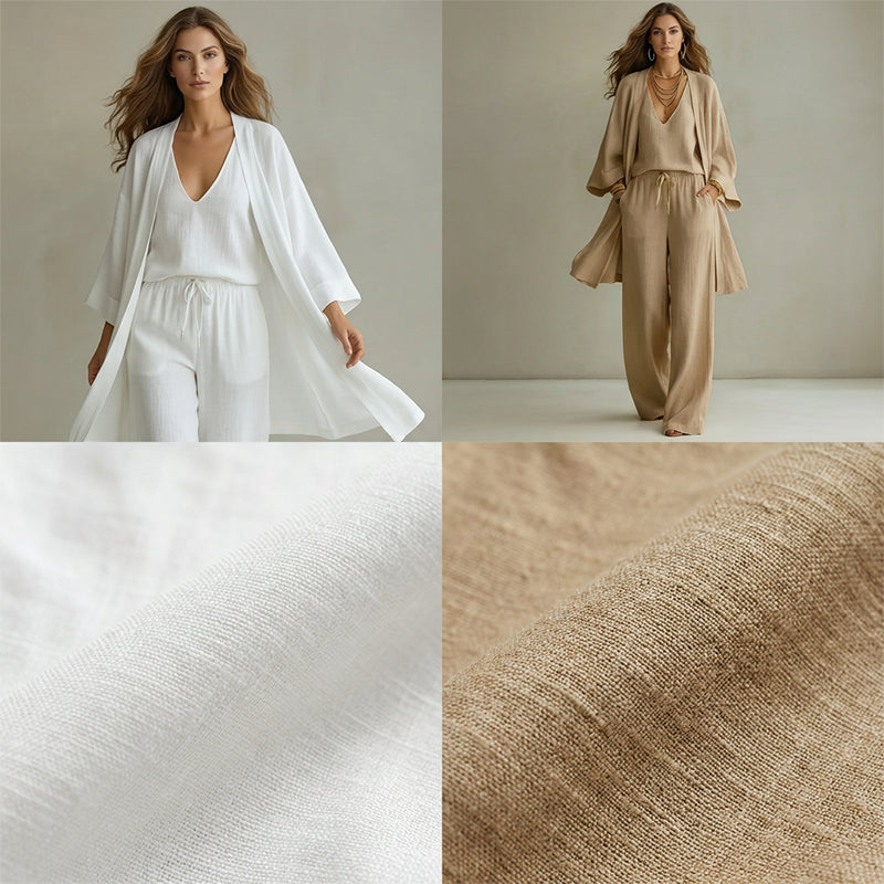 Gluschwein - 💥 50% RABATT 🌿 „Pure Serenity“ 3-Teiler Lounge-Set ☁️ ultra bequem, leicht & elegant entspannte Silhouette ✨