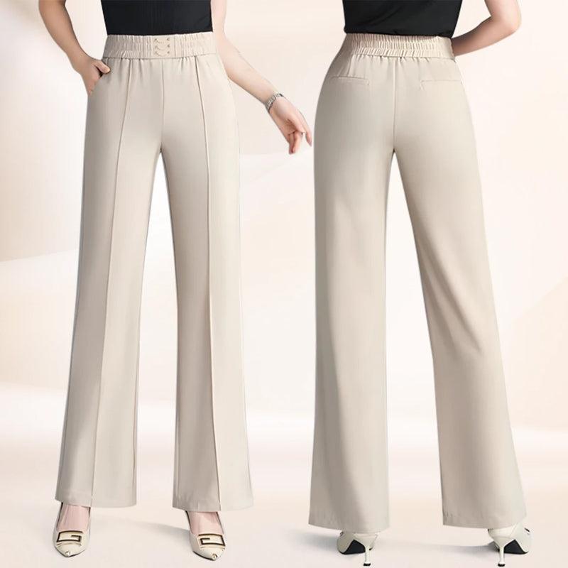 ⏳Limitiertes 50 % Rabatt⏰Damenhose mit hoher Taille und weitem Bein👖