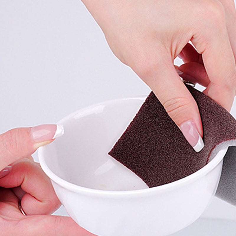 Scheuerschwamm mit Nanotechnologie – entfernt fettigen Schmutz & eingebrannte Rückstände – ideal für Töpfe, Pfannen & Arbeitsflächen🧽✨