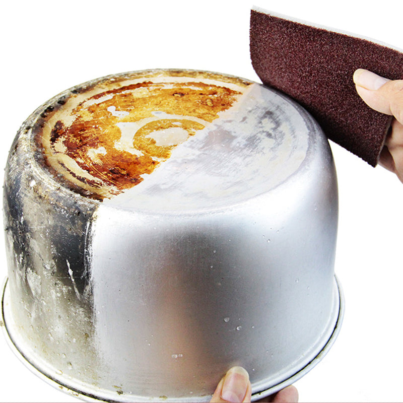 Scheuerschwamm mit Nanotechnologie – entfernt fettigen Schmutz & eingebrannte Rückstände – ideal für Töpfe, Pfannen & Arbeitsflächen🧽✨