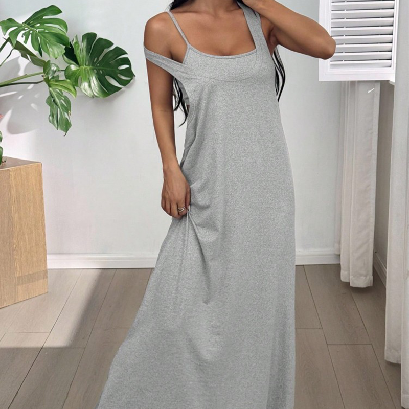 Gluschwein - Zweiteiliges Tank-Maxikleid mit seitlichen Cut-outs