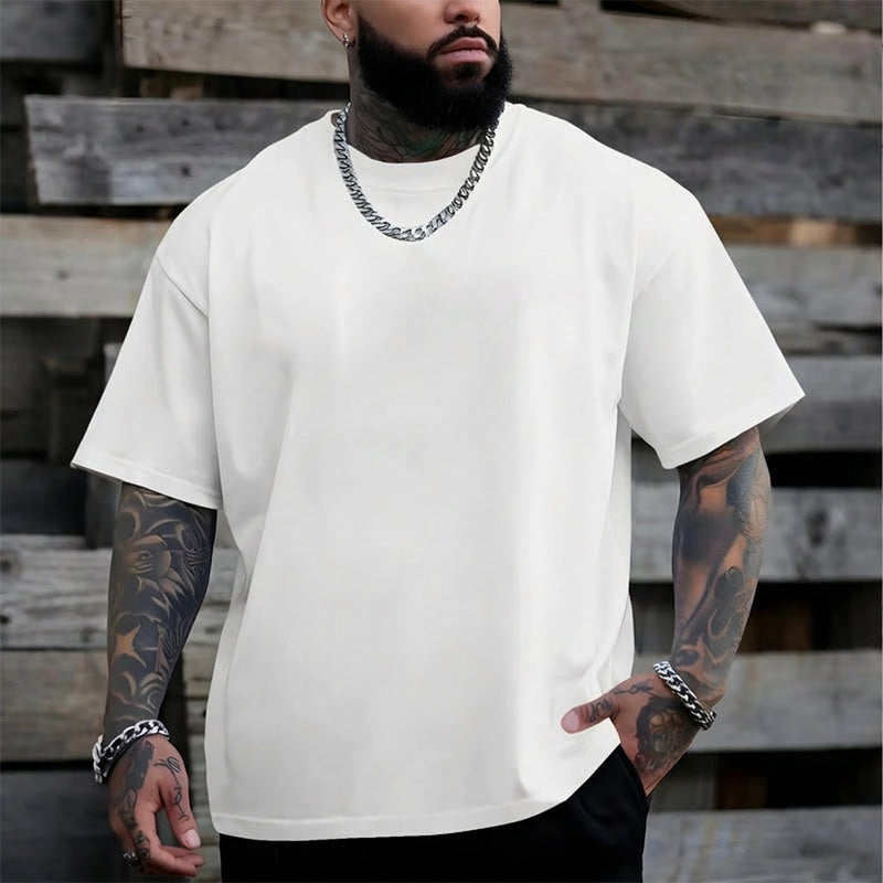 👕 50% RABATT! 🌿 Herren Relaxed Fit Rundhals-T-Shirt – Atmungsaktive Baumwolle, Bequeme Passform & Perfekt Für Den Täglichen Gebrauch 🏠