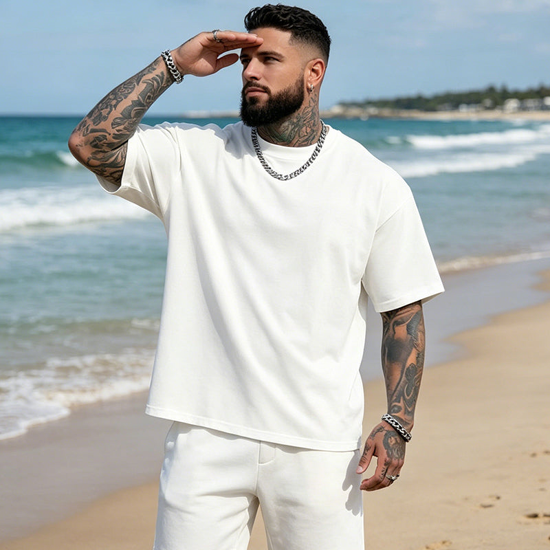 👕 50% RABATT! 🌿 Herren Relaxed Fit Rundhals-T-Shirt – Atmungsaktive Baumwolle, Bequeme Passform & Perfekt Für Den Täglichen Gebrauch 🏠
