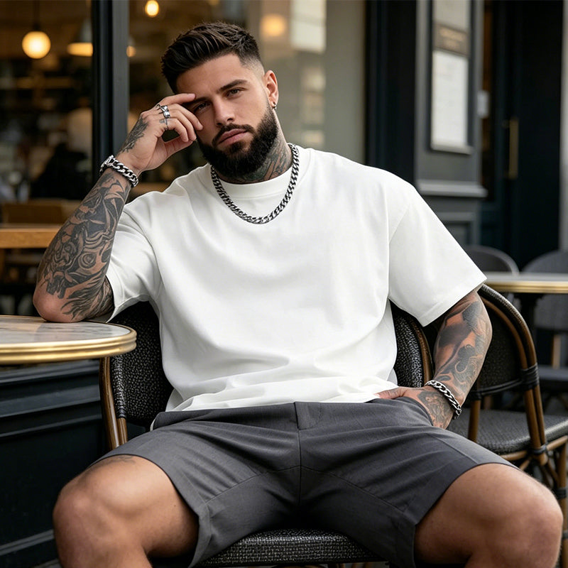 👕 50% RABATT! 🌿 Herren Relaxed Fit Rundhals-T-Shirt – Atmungsaktive Baumwolle, Bequeme Passform & Perfekt Für Den Täglichen Gebrauch 🏠