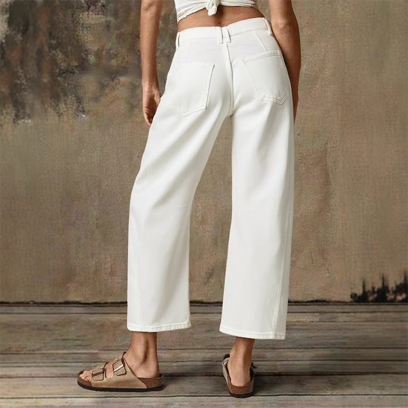 Gluschwein - Women's Simple Classic Wide-Leg Pants